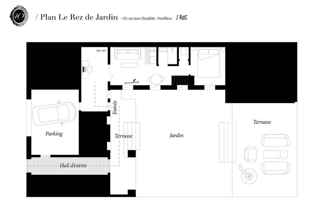Le 10Honfleur Apartamento Exterior foto