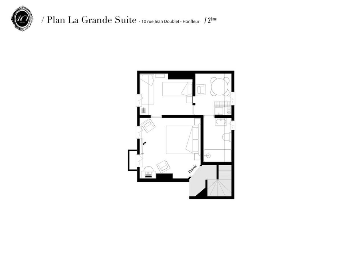 Le 10Honfleur Apartamento Exterior foto